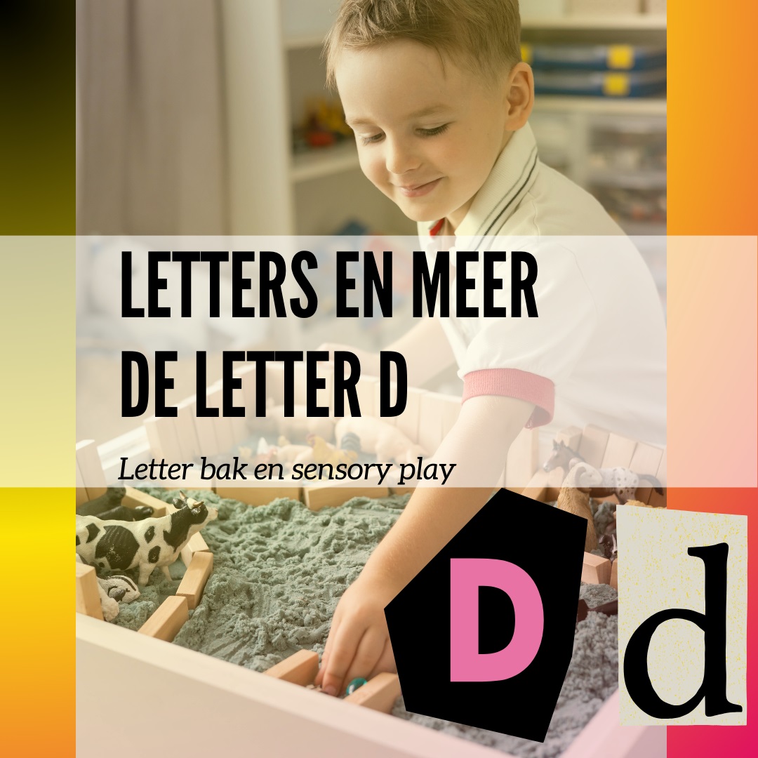 Letters en meer De letter d sensory