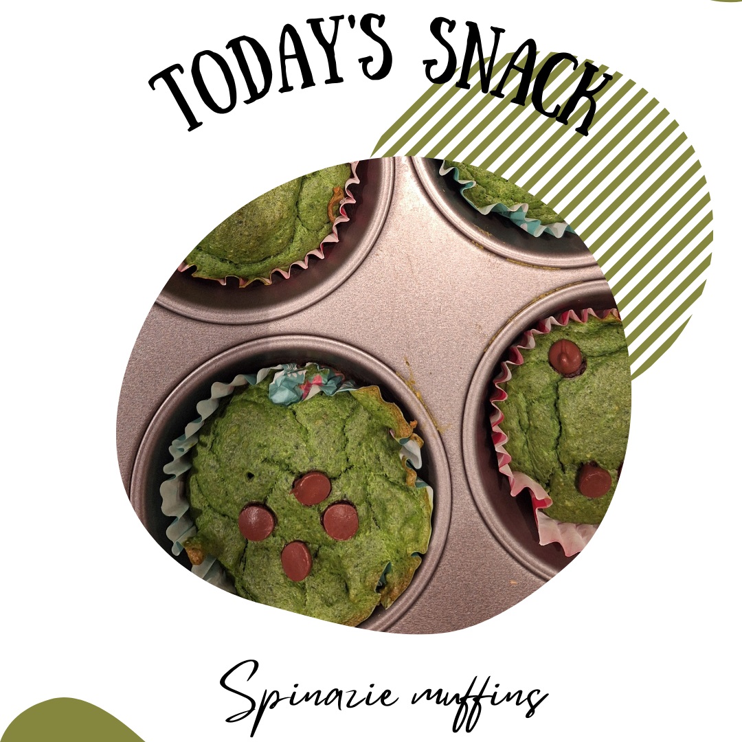Today's snack - spinazie muffin