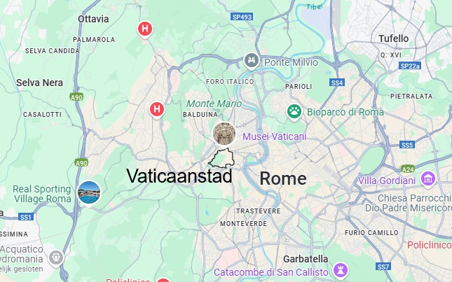 vaticaanstad op de kaart vaticaanstad op de kaart