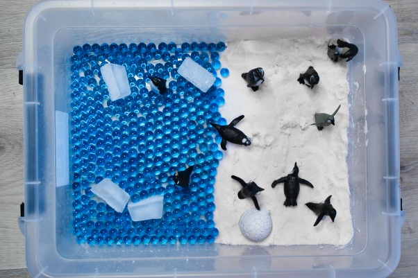 letter p sensory bak